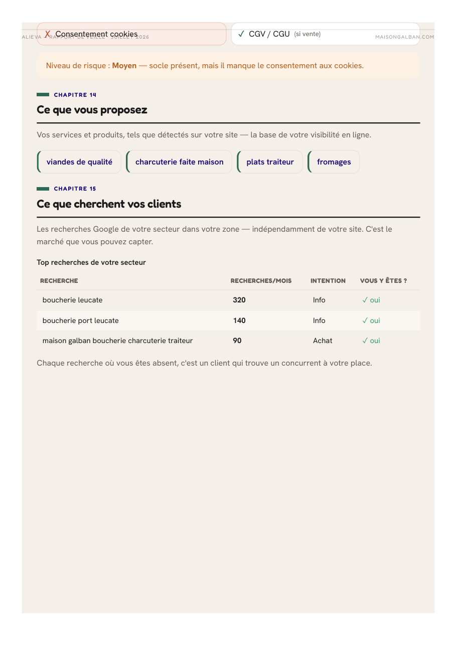 Page 9 du rapport